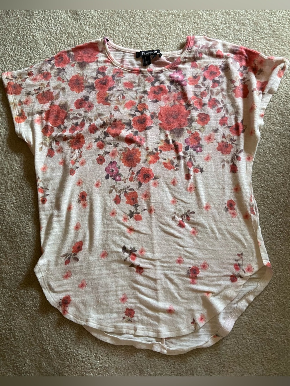 Forever 21 Floral Tunic top